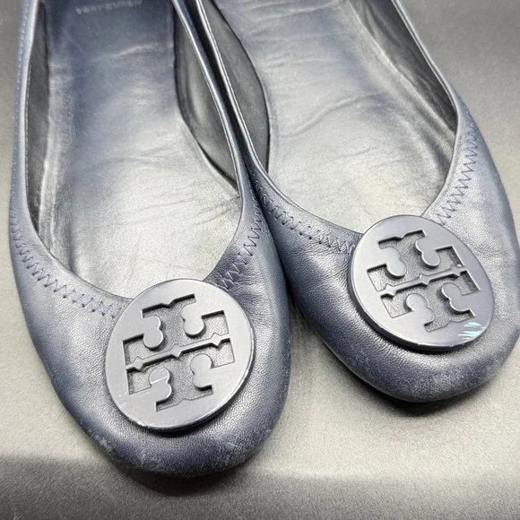 Tory Burch Navy Flats 8.5 - Picture 11 of 13